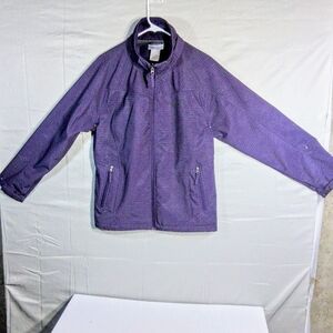 Free Country Cabincore Women's X-large Purple Fleece Lining Full Zippered Jacket